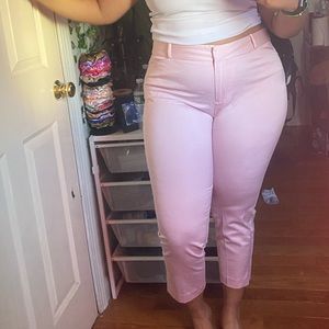 Light pink pants